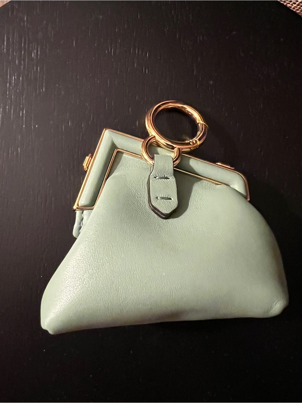 Mini Fendi First Mint Green Bag with Gold Hardware - Picture 2 of 4